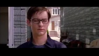 close-up of young man with glasses — Spider Man 2