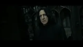 Severus Snape in dark Gothic room — Harry Potter and the Deathly Hallows 2