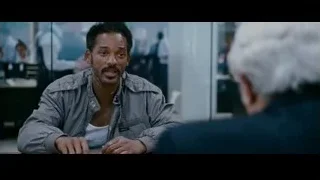 man talking with older man at table — The Persuit of Happyness