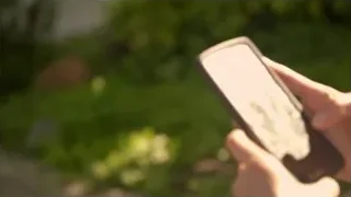 hand holding smartphone in front of car — Screened Out