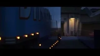 Lightning McQueen parked at night — Cars 3