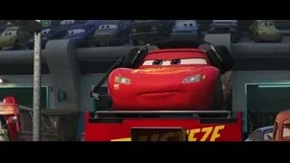 Lightning McQueen on a red truck — Cars 3