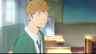 animated young man in classroom with phone — I Want To Eat Your Pancreas