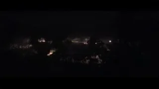 aerial view of city at night — Cars 3