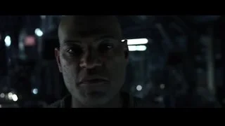 dark industrial room with machines and wires — The Matrix