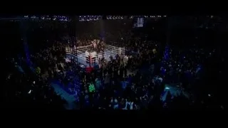 man in boxing ring with championship belt — Creed