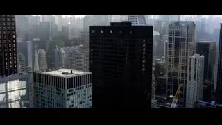 Wayne building in city skyline — Batman: The Dark Knight