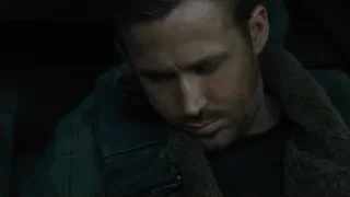man deep in thought with eyes closed — Blade Runner 2049