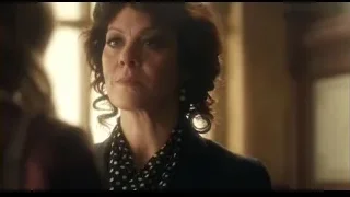 woman's face in polka dot blazer — Peaky Blinders
