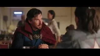 man in red cape talking to woman — Doctor Strange 2