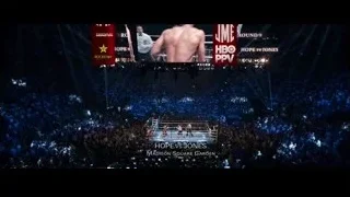 boxing match in arena with spectators — Southpaw