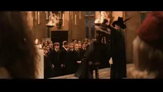 Man with wand casting spell — Harry Potter and the Philosophers Stone