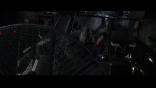 Eerie creature in industrial setting — The Amazing Spider Man