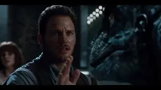 T-Rex close-up with mouth open — Jurassic World