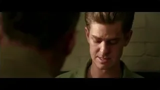 close-up of young man's face — Hacksaw Ridge