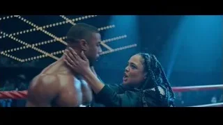 man and woman in boxing ring — Creed 2