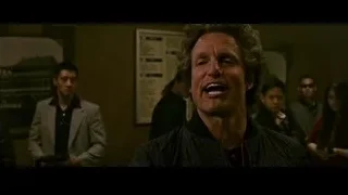 man with curly hair laughing eyes closed — Now You See Me 2