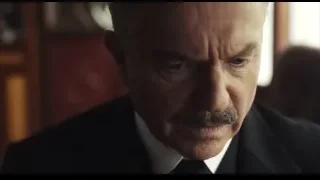 close-up of man's serious face — Peaky Blinders