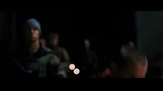 Man in dark room with flashlight — Batman: The Dark Knight Rises