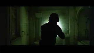 Silhouette in dark bathroom — The Matrix