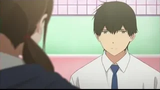 Man and woman conversing in classroom — I Want To Eat Your Pancreas