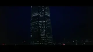 night view of skyscraper cityscape — Batman: The Dark Knight