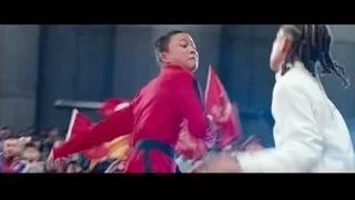 martial artist performing in front of crowd — The Karate Kid