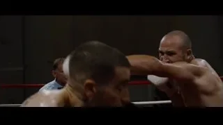 man punching in boxing ring — Southpaw