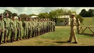 men in military uniforms standing with rifles — Hacksaw Ridge