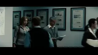 Woman and man standing in hallway — Superman: Man of Steel