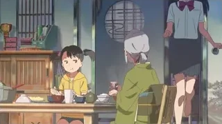 young girl and women in kitchen — Your Name