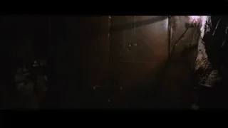 metal doorway in dark cave — Iron Man