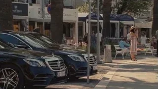 street with black Mercedes-Benz cars — Succession