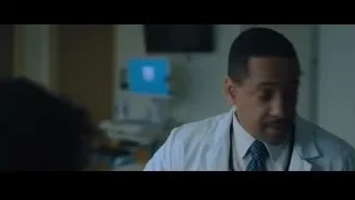 doctor in lab coat in hospital room — Creed 2