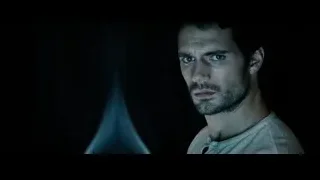 man close-up with beard and blue light — Superman: Man of Steel