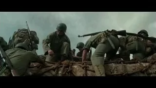 soldiers in mountainous area holding rifles — Hacksaw Ridge