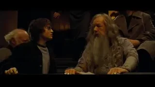 Hermione and Ron in dimly lit room — Harry Potter and the Goblet of Fire
