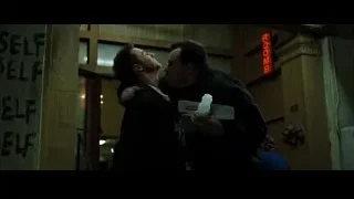 two men in dimly lit room — Fight Club