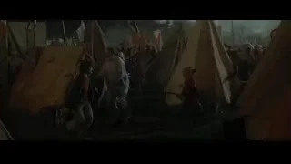people in a dark camp at night — Harry Potter and the Goblet of Fire