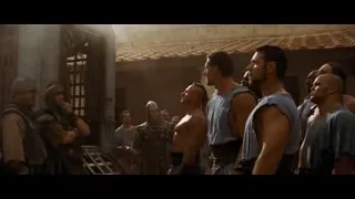 men in ancient temple setting — Gladiator