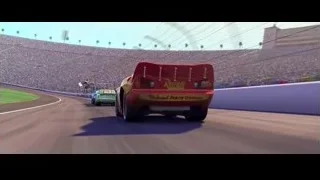 red race car on track with spectators — Cars