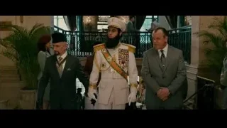 men in uniform and suits in grand room — The Dictator