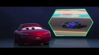 red car with big smile — Cars 3