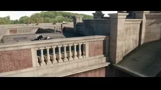 two people on rooftop reading newspaper — Spiderman: No Way Home