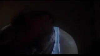 distressed man in dark room — Rocky III