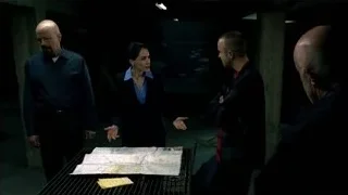 three people around table with map — Breaking Bad