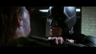 Batman with fierce expression in suit and mask — Batman: The Dark Knight