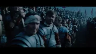 armored men with swords and shields ready for battle — Gladiator