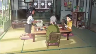 family in traditional Japanese living room — Your Name