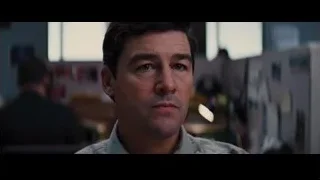 man with mustache in office with old telephone — The Wolf Of Wall Street